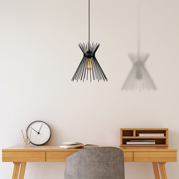 Черна метална лампа Izmir - Squid Lighting-image-3