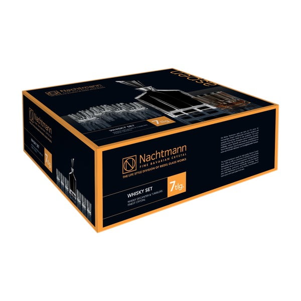 Комплект от декантер и 6 чаши за уиски от кристално стъкло Комплект за уиски Aspen - Nachtmann-image-4