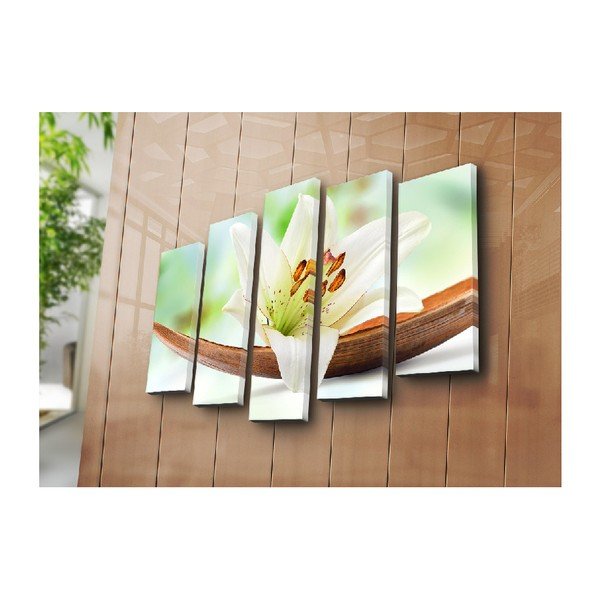 Картина от няколко части Лилия, 105 x 70 cm - Wallity-image-3