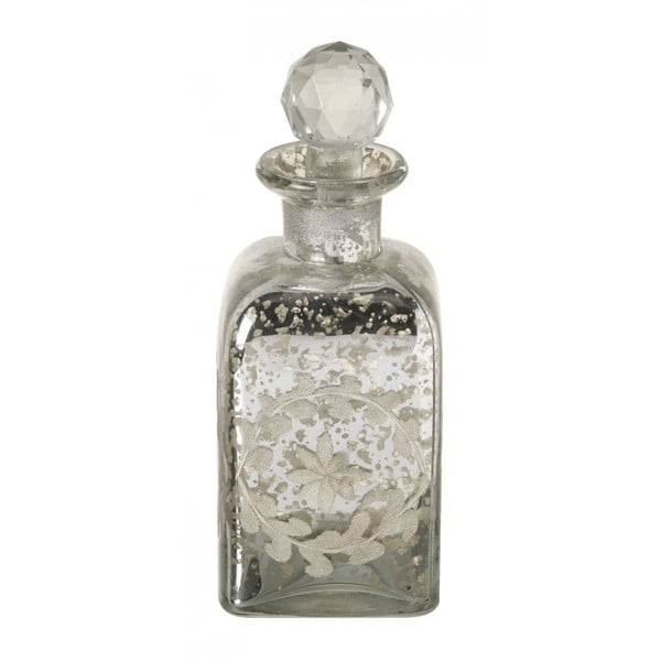 Стъклена бутилка за парфюм Perfume Silver, 17 cm - Parlane