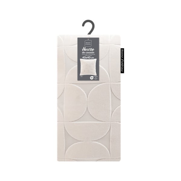 Кадифена калъфка за възглавница 40x40 cm Curly – douceur d'intérieur-image-3