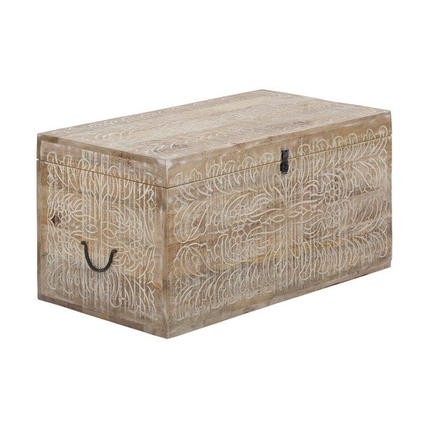 Ракла от масивно манго в естествен цвят 45x50 cm Malati – Støraa-image-2