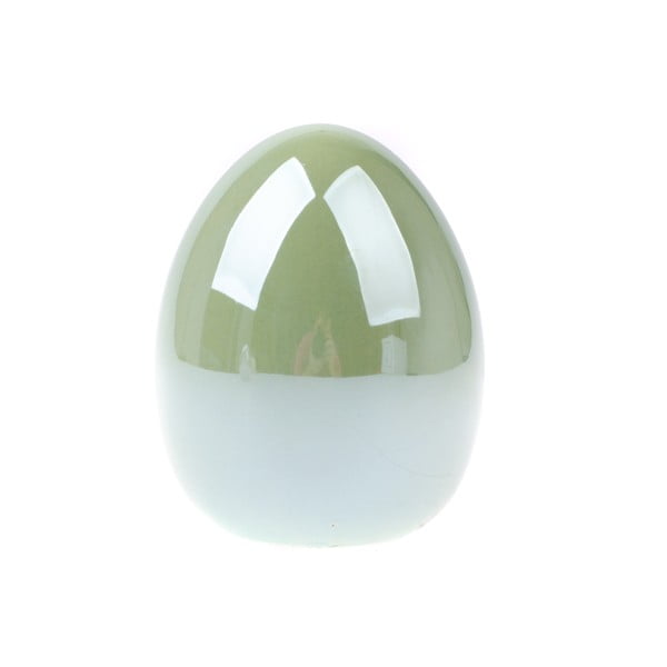 Зелена керамична украса за великденски яйца, височина 10,3 см - Dakls
