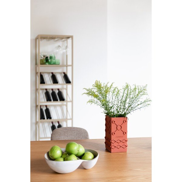 Оранжева бетонна ваза Graphic - Zuiver-image-1