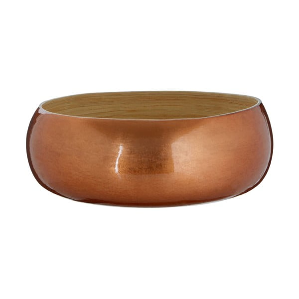 Bambusová miska v barvě růžového zlata Premier Housewares, ⌀ 25 cm