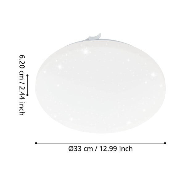 Бяло LED осветително тяло за таван FRANIA-S – EGLO-image-2
