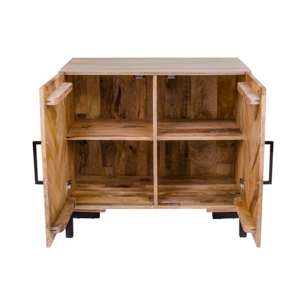 Dvoudveřová komoda z mangového dřeva House Nordic Calto-image-2