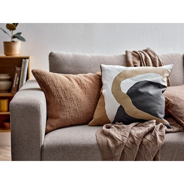 Кафяво плетено одеяло 130x170 cm Gentle – Södahl-image-1