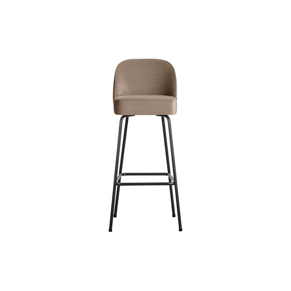 Бежов бар стол от кадифе 103 см Vogue - BePureHome