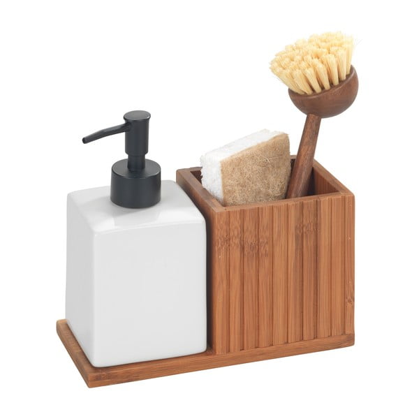 Бамбукова стойка за перилни препарати в естествен цвят Mera – Wenko-image-4