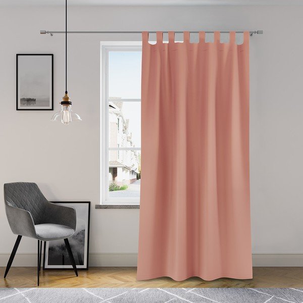 Розова завеса Tab, 140 x 250 cm Oxford - AmeliaHome-image-1