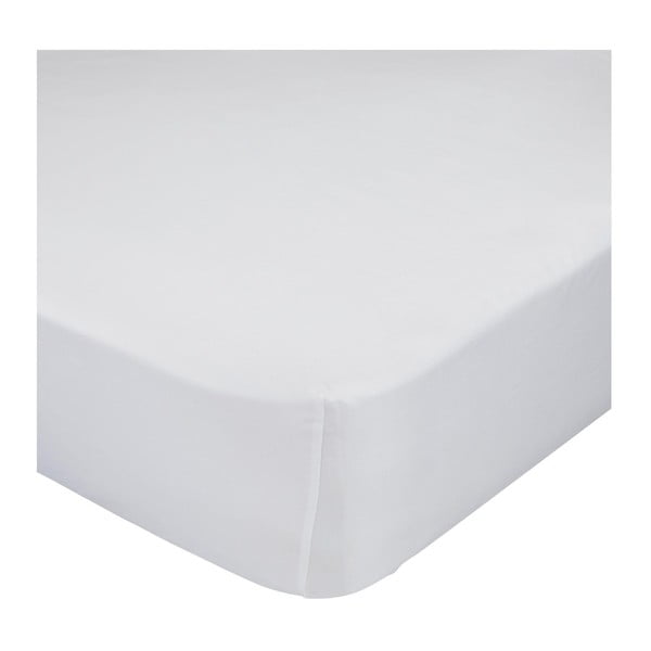Бял памучен чаршаф с ластик , 70 x 140 cm Basic - Happy Friday Basic