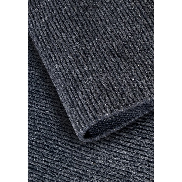 Тъмносива ръчно изработена вълнена пътека 80x200 cm Francois – Villeroy&Boch-image-3