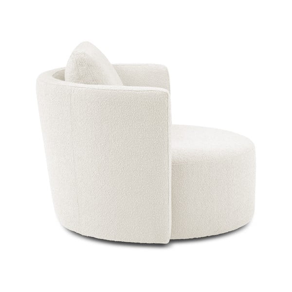 Бял въртящ се стол Nael - Interieurs 86-image-4