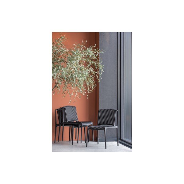 Черен градински стол Billie - WOOOD-image-1