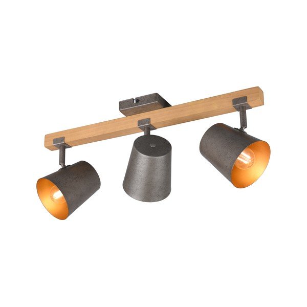 Прожектор в тъмносив и естествен цвят 14x54 cm Bell – Trio-image-1
