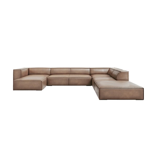 Ъглов диван от светлокафява кожа (десен ъгъл) Madame - Windsor & Co Sofas