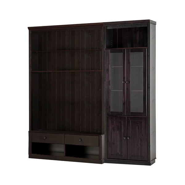 Кафяв TV комплект от от масивен бор 214x223 cm Anita – Støraa-image-2