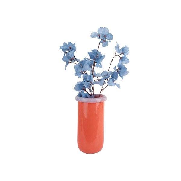 Оранжева стъклена ваза (височина 25 cm) Plegado  – PT LIVING-image-3