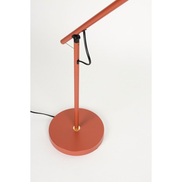 Червена метална настолна лампа (височина 45,5 cm) Aero – White Label-image-3
