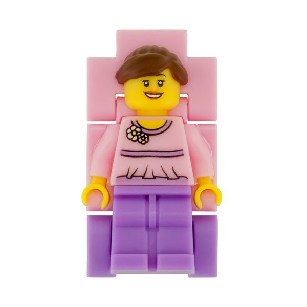 Детски розов часовник с класическа фигура - LEGO®-image-1