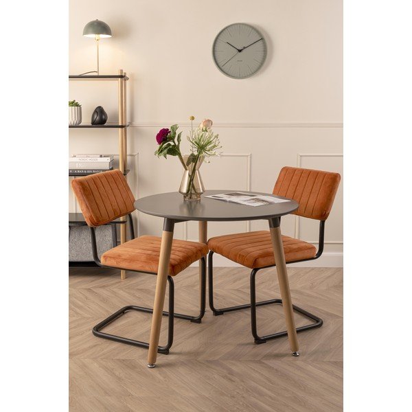 Черен рафт с бамбукови крака Кабинет Simplicity - Leitmotiv-image-1