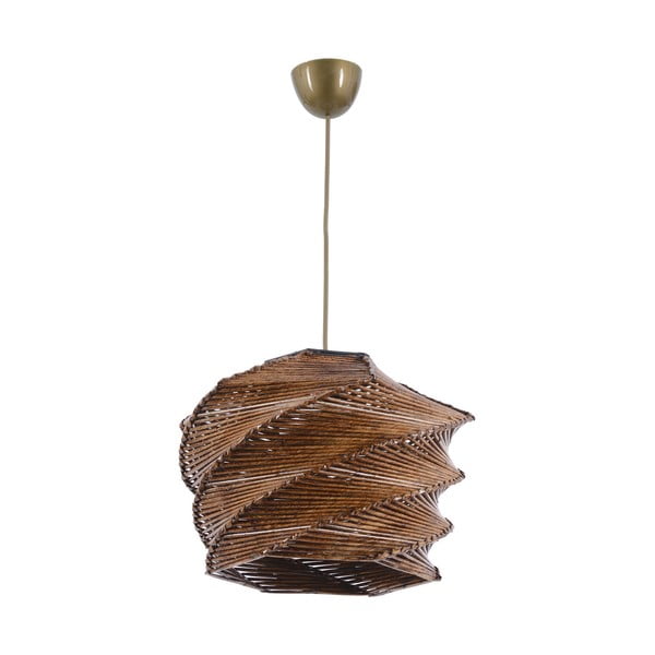 Светлокафяво висящо осветително тяло ø 32 cm Ruche – Opviq lights-image-2