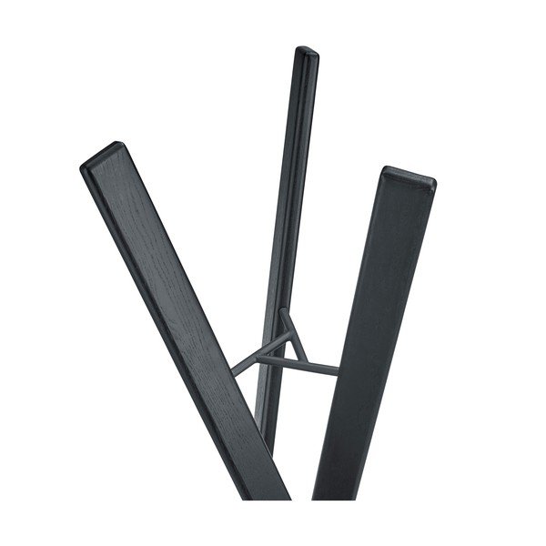 Черна стойка за връхни дрехи от масивен дъб 62x176 cm Rakku – Blomus-image-3