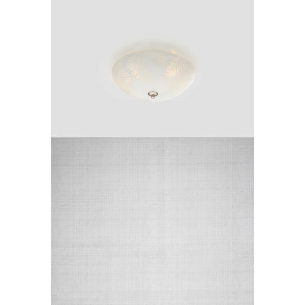 Бяло осветително тяло за таван със стъклен абажур ø 43 cm Blad – Markslöjd-image-1