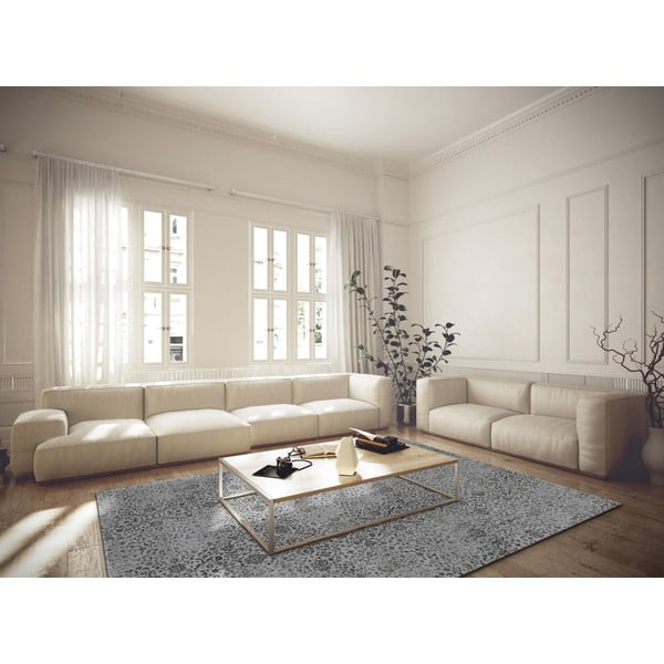 Сив вълнен килим 200x300 cm Claudine - Agnella-image-1