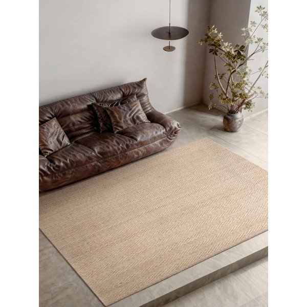 Ръчно изработен ютен килим в естествен цвят 200x300 cm Mirabelle – Villeroy&Boch-image-1