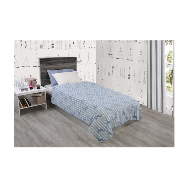 Памучна покривка за единично легло Mavi, 200 x 150 cm - Dinarsu
