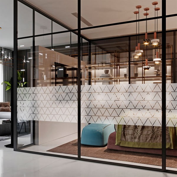 Стикери в комплект на прозореца 100 бр. 10x10 cm Triangle – Ambiance-image-4