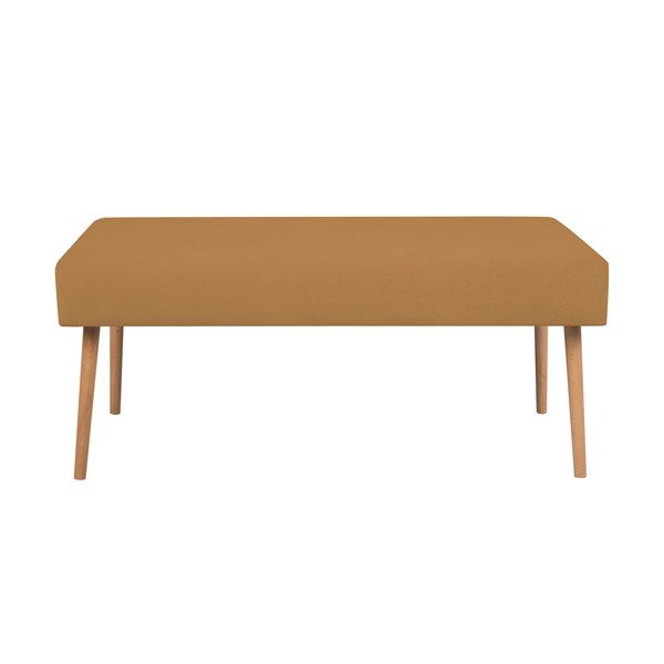 Жълта пейка Бергамот - Mazzini Sofas-image-2