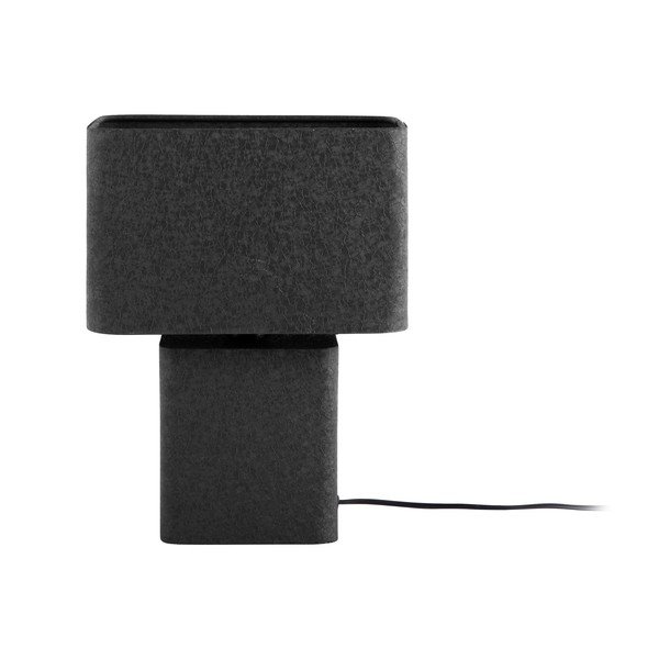 Черна метална настолна лампа (височина 33 cm) Boaz Recto – Leitmotiv-image-3