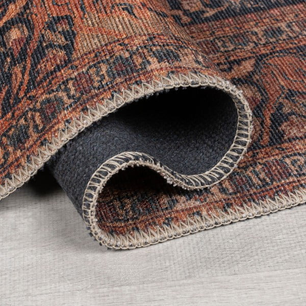 Бордо пътека подходяща за пране 60x230 cm Nico Global – Flair Rugs-image-2