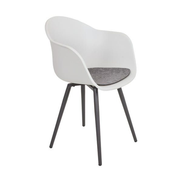 Сив пластмасов градински стол Zara – Garden Pleasure-image-1