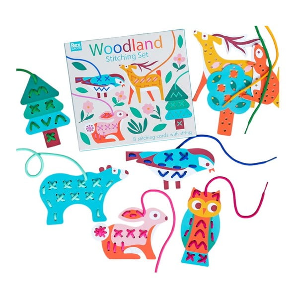 Творчески комплект Stitching set Woodland – Rex London