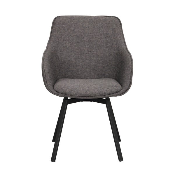 Сиви тапицирани трапезни столове в комплект 2 бр. Alison – Rowico-image-2