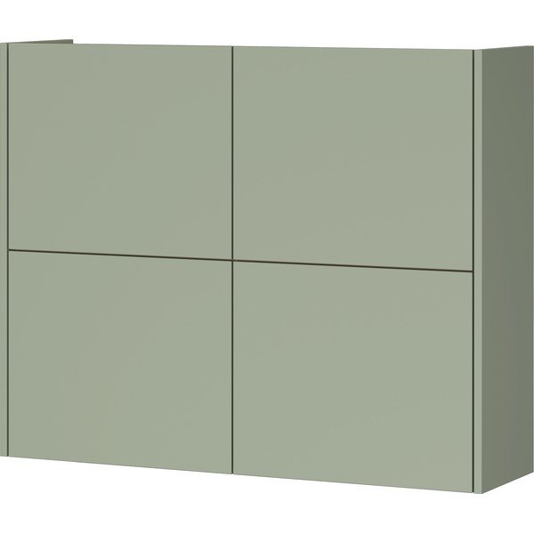 Сиво-зелено матово висящо шкафче 97x79x27 cm Binetto – Germania