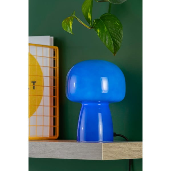 Синя настолна лампа (височина 20 cm) Fervor  – Leitmotiv-image-1