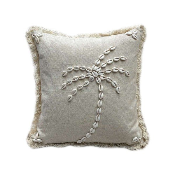 Памучна калъфка за възглавница 43x43 cm Seashells – Mioli Decor