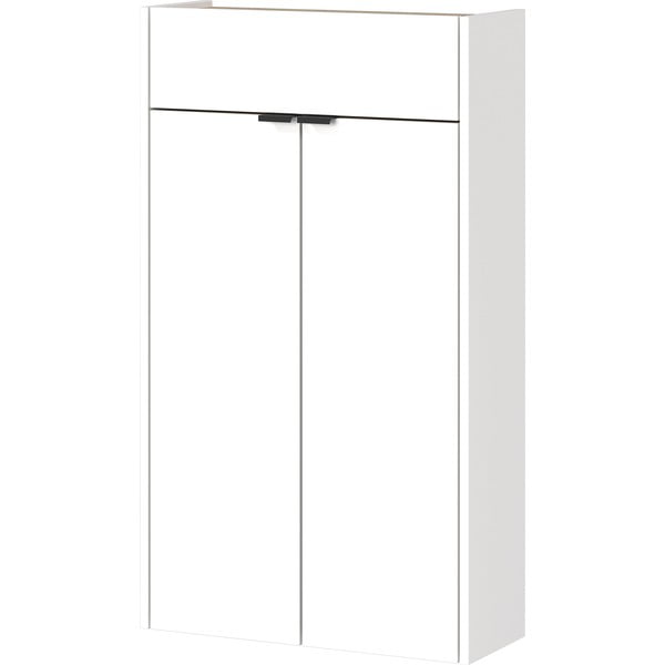 Бяло шкафче от декор от дъб  56x97x22 cm Ameca – Germania