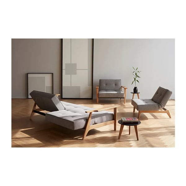 Сив стол Innovation Splitback Frej Mixed Dance Grey-image-1