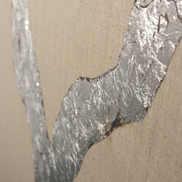 Ръчно рисувана картина 90x120 cm Wild Horizon Silver – Malerifabrikken-image-3