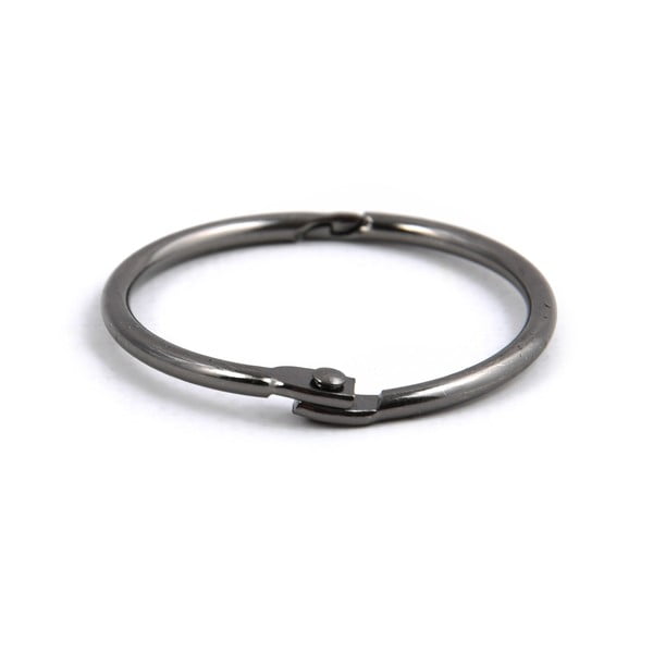 Матово черно пръстени за душ завеси в комплект от 12 бр. Ringo Small – Spirella-image-4