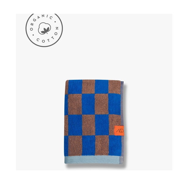 Синьо-кафяви кърпи от органичен памук в комплект от 2 броя 40x55 cm Retro - Mette Ditmer Denmark