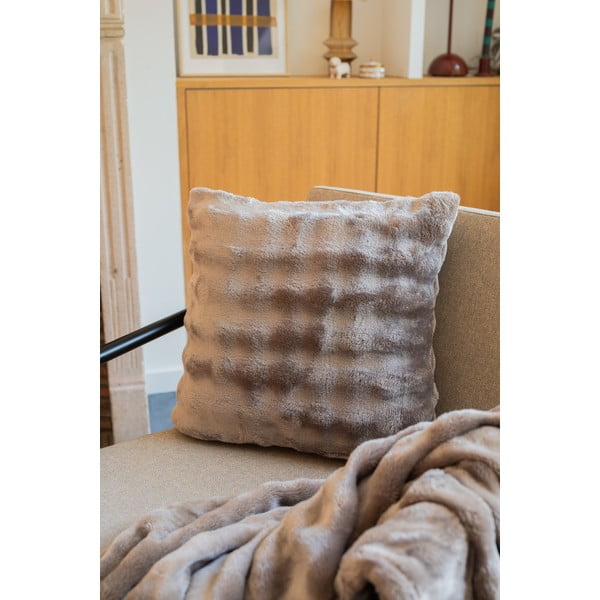 Декоративна възглавница от микроплюш 45x45 cm Wave – Tiseco Home Studio-image-1