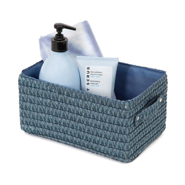 Синя кошница за съхранение Lilou Basket Blue - Compactor-image-3