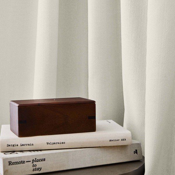 Бежово термо перде от рипсено кадифе 140x260 cm Madison – douceur d'intérieur-image-4